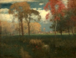Giornata autunnale soleggiata da George Inness