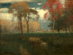 Giornata autunnale soleggiata da George Inness