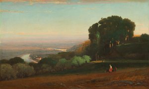 Veduta del Tevere vicino a Perugia, 1872-1874 da George Inness