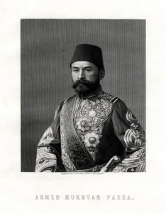 Ahmed Mukhtar Pasha, ufficiale dell
