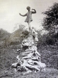 Stampa fotografica della statua di Peter Pan nei Giardini di Kensington da George James Frampton