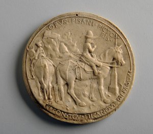 Medaglione in gesso da George James Frampton