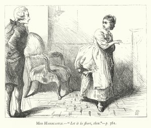Illustrazione per Lei si abbassa per conquistare da George John Pinwell