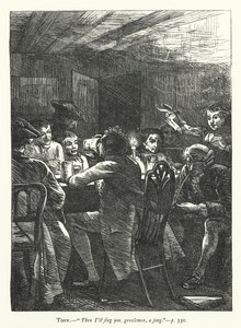 Illustrazione per Lei Si Abbassa Per Conquistare (incisione) da George John Pinwell