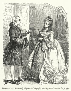 Illustrazione per Lei Si Abbassa Per Conquistare (incisione) da George John Pinwell