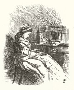 Illustrazione per Stanzas on Woman da George John Pinwell