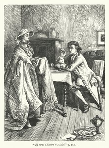 Illustrazione per La doppia trasformazione da George John Pinwell