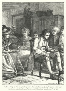 Illustrazione per Il vicario di Wakefield da George John Pinwell