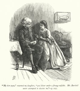 Illustrazione per Il Vicario di Wakefield (incisione) da George John Pinwell