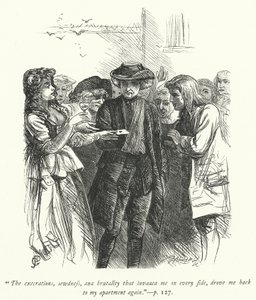 Illustrazione per Il Vicario di Wakefield (incisione) da George John Pinwell