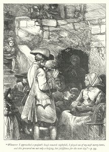 Illustrazione per Il Vicario di Wakefield da George John Pinwell