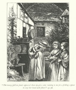Illustrazione per Il vicario di Wakefield (incisione)