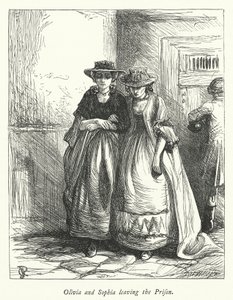 Illustrazione per Il vicario di Wakefield (incisione) da George John Pinwell