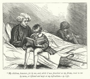 Illustrazione per Il vicario di Wakefield (incisione) da George John Pinwell