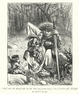 Illustrazione per Il vicario di Wakefield (incisione) da George John Pinwell