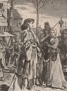 Illustrazione dal Poema A Becketts Troth da George John Pinwell