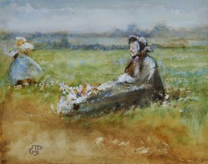 Nel prato da George John Pinwell