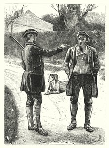 Il guardiacaccia da George John Pinwell
