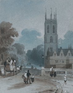 Torre e ponte di Magdalen, Oxford da George Jones