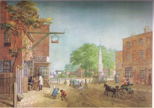Villaggio di Tottenham nel 1822