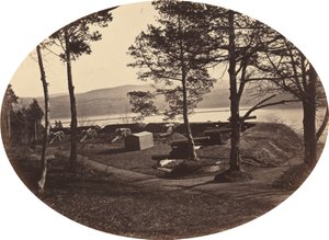 Batteria Knox, c. 1870 (foto) da George Kendall Warren