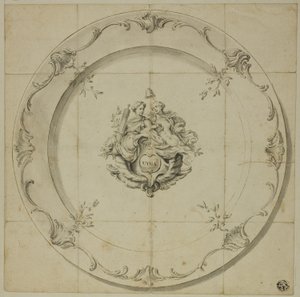 Motivo per piatti di porcellana (Utica) da George Knapton