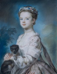 Ritratto di Lady Charlotte Boyle da George Knapton