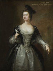 Ritratto di Lady Charlotte Boyle, Baronessa Clifford e Marchesa di Hartington da George Knapton