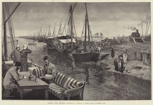 Invio di auguri di Natale a casa, uno schizzo a Wady Halfa, novembre 1884