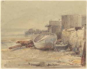 Imbarcazione arenata da George Loring Brown
