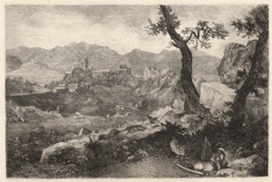 Veduta vicino a Roma da George Loring Brown