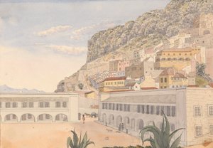 Quartieri degli Ufficiali e Caserme di Casamatta, Gibilterra da George Lothian Hall