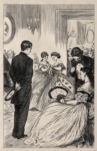 Coelebs in cerca di una busta Mulready da George Louis Palmella Busson Du Maurier