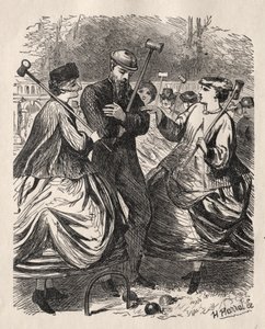 La nostra festa di croquet da George Louis Palmella Busson Du Maurier