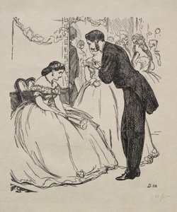 Il Canto del Disperato, 1863 da George Louis Palmella Busson Du Maurier