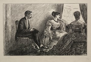 La camelia bianca, 1868 da George Louis Palmella Busson Du Maurier