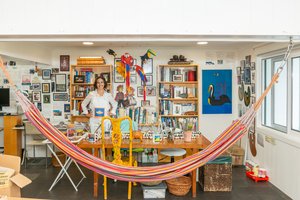 Cristina Rodriguez nel suo studio