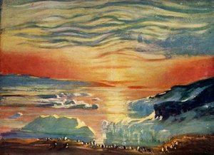 Il tramonto autunnale, c1908
