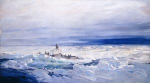 Il Berg che vacilla, aprile 1916 da George Marston