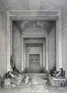 Interno di un tempio, Egitto, XIX secolo da George Moore