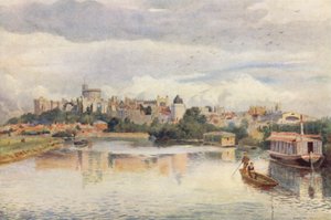 Windsor dal fiume da George Moore Henton