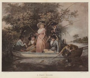Una Festa di Pesca (cromolitografia)
