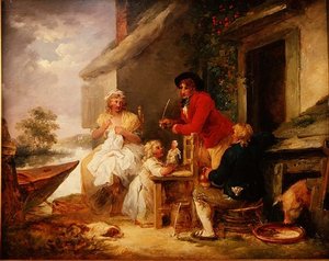 Porta del cottage da George Morland