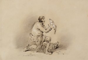 Pescatore con un Pesce da George Morland