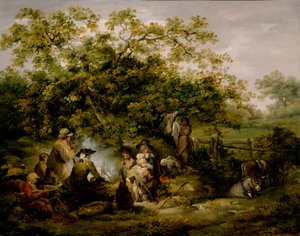 Accampamento di zingari da George Morland