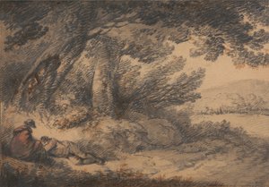 Contadini che riposano da George Morland