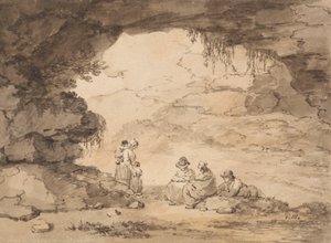 Contadini in una grotta da George Morland