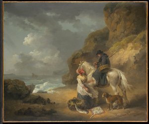 Vendita di pesce da George Morland