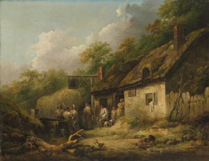 The Bell Inn, fine anni 1780 da George Morland