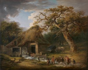 Il vecchio mulino ad acqua da George Morland